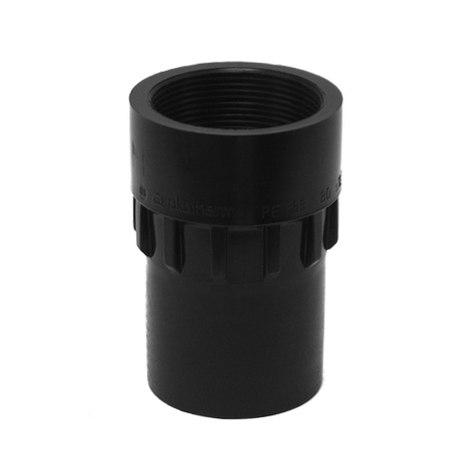 Adapter z gwintem wewnętrznym do wpustów rynnowych i dachowych 63/90 Adapter z gwintem wewnętrznym do wpustów rynnowych i dachowych 63/90