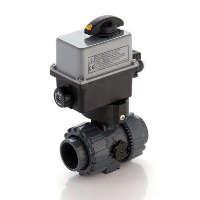 VKDOV/CE 24 V AC/DC - ZAWÓR KULOWY 2-DROŻNY DUAL BLOCK® Z SIŁOWNIKIEM ELEKTRYCZNYM