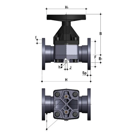 VMOAC - ZAWÓR MEMBRANOWY DN80-100