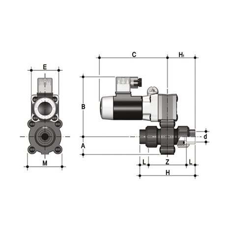 S22IV - TRUE UNION 2-WAY SOLENOID VALVE