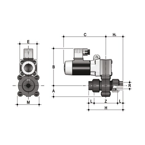 S22NV - TRUE UNION 2-WAY SOLENOID VALVE