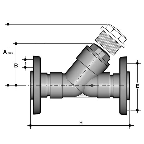 VROV D 75-110 - ZAWÓR ZWROTNY KĄTOWY