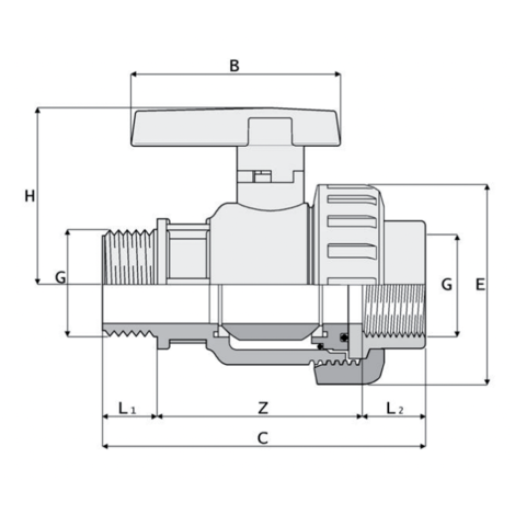 LKDAV - ZAWÓR KULOWY 3-DROŻNY DUAL BLOCK® LKDAV - ZAWÓR KULOWY 3-DROŻNY DUAL BLOCK®