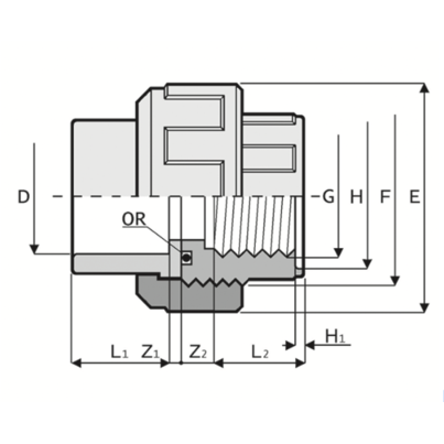 LKDAV - ZAWÓR KULOWY 3-DROŻNY DUAL BLOCK®