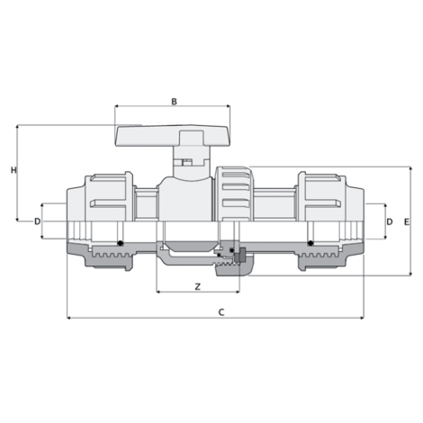 LKDAV - ZAWÓR KULOWY 3-DROŻNY DUAL BLOCK® LKDAV - ZAWÓR KULOWY 3-DROŻNY DUAL BLOCK®