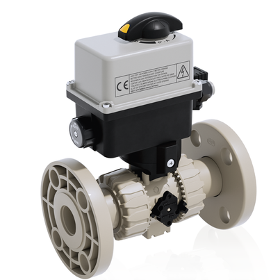 VKDOAM/CE 24 V AC/DC - ZAWÓR KULOWY 2-DROŻNY DUAL BLOCK® Z SIŁOWNIKIEM ELEKTRYCZNYM