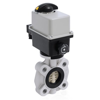 FKOM/CE 90-240V AC LUG ISO-DIN DN 65-100 - PRZEPUSTNICA Z SIŁOWNIKIEM ELEKTRYCZNYM