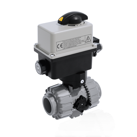VKDAC/CE 90-240 V AC - ZAWÓR KULOWY 2-DROŻNY DUAL BLOCK® Z SIŁOWNIKIEM ELEKTRYCZNYM