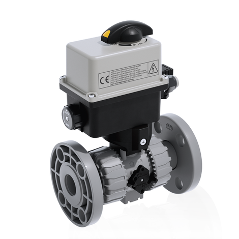 VKDOC/CE 90-240 V AC - ZAWÓR KULOWY 2-DROŻNY DUAL BLOCK® Z SIŁOWNIKIEM ELEKTRYCZNYM