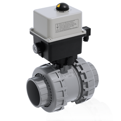 VXEIC/CE 24 V AC/DC - ZAWÓR KULOWY 2-DROŻNY EASYFIT Z SIŁOWNIKIEM ELEKTRYCZNYM
