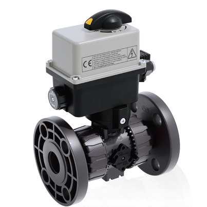VKROV/CE 90-240 V AC 4-20 mA - ZAWÓR KULOWY REGULACYJNY DUAL BLOCK® Z SIŁOWNIKIEM ELEKTRYCZNYM