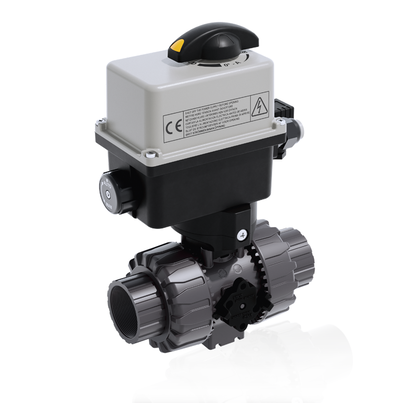 VKRGV/CE 90-240 V AC 4-20 mA - ZAWÓR KULOWY REGULACYJNY DUAL BLOCK® Z SIŁOWNIKIEM ELEKTRYCZNYM