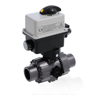 VKRJV/CE 90-240 V AC 4-20 mA - ZAWÓR KULOWY REGULACYJNY DUAL BLOCK® Z SIŁOWNIKIEM ELEKTRYCZNYM
