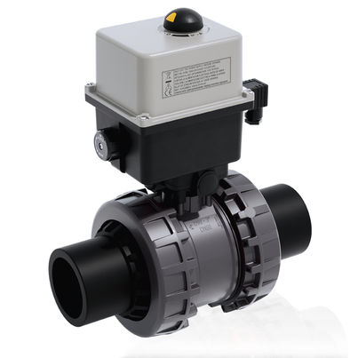 VXEBEV/CE 90-240 V AC - ZAWÓR KULOWY 2-DROŻNY EASYFIT Z SIŁOWNIKIEM ELEKTRYCZNYM