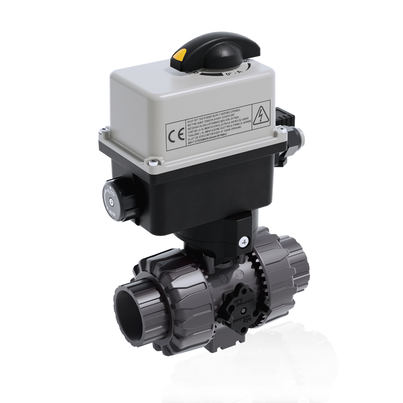 VKDFV/CE 90-240 V AC - ZAWÓR KULOWY 2-DROŻNY DUAL BLOCK® Z SIŁOWNIKIEM ELEKTRYCZNYM