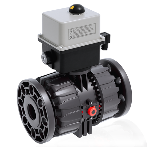 VKDOV/CE 90-240 V AC - ZAWÓR KULOWY 2-DROŻNY DUAL BLOCK® Z SIŁOWNIKIEM ELEKTRYCZNYM