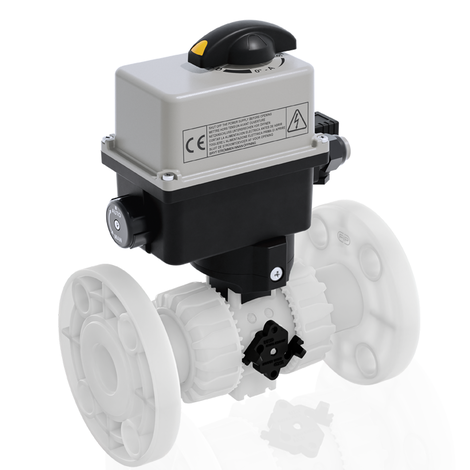 VKDOAF/CE 90-240 V AC - ZAWÓR KULOWY 2-DROŻNY DUAL BLOCK® Z SIŁOWNIKIEM ELEKTRYCZNYM