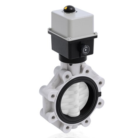 FKOF/CE 24V AC/DC LUG ISO-DIN DN 125-200 - PRZEPUSTNICA Z SIŁOWNIKIEM ELEKTRYCZNYM