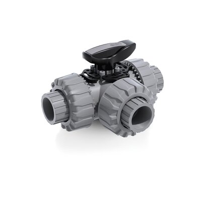 LKDNC - ZAWÓR KULOWY 3-DROŻNY DUAL BLOCK®