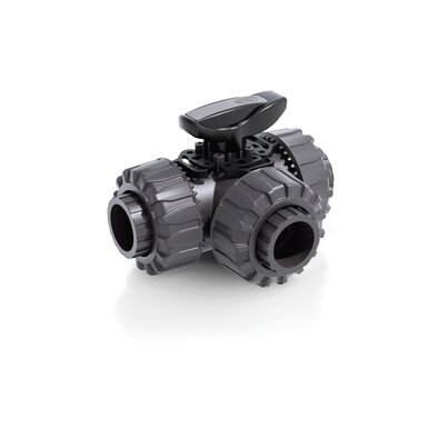 TKDIV - ZAWÓR KULOWY 3-DROŻNY DUAL BLOCK®