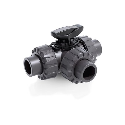 LKDAV - ZAWÓR KULOWY 3-DROŻNY DUAL BLOCK®