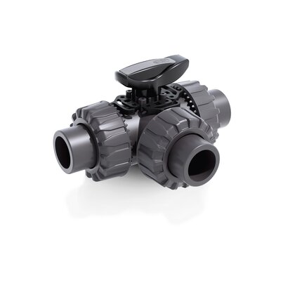 TKDJV - ZAWÓR KULOWY 3-DROŻNY DUAL BLOCK®