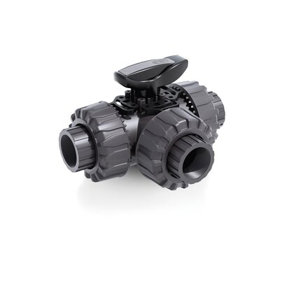 LKDGV - ZAWÓR KULOWY 3-DROŻNY DUAL BLOCK®