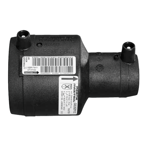 Mufy redukcyjne ze zintegrowanym zaworem odcinającym System Mertik Maxitrol excess flow valve