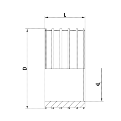 Adaptory studni murowanej L = 250 mm