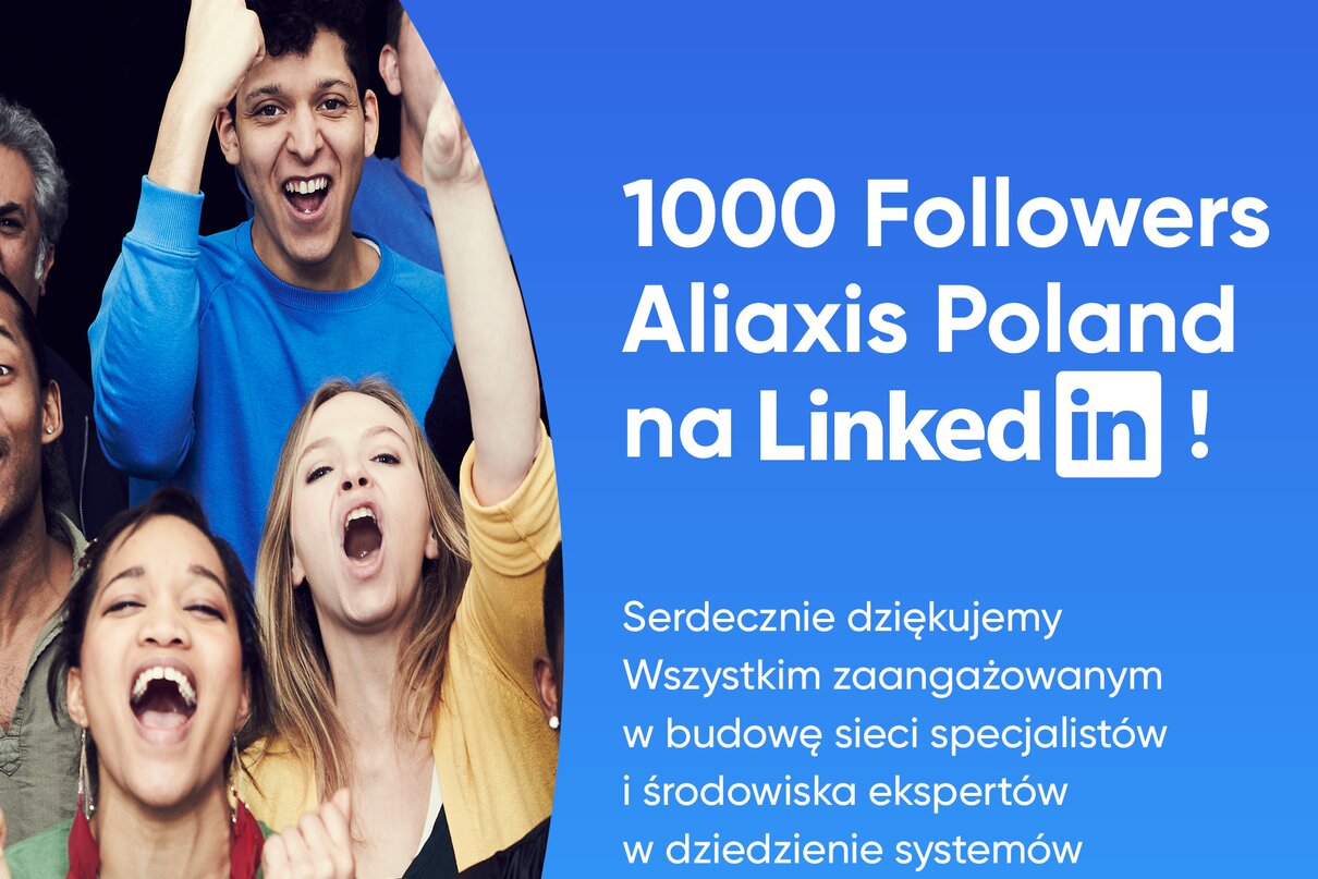 Już ponad 1000 osób obserwuje profil Aliaxis Poland na LinkedIn