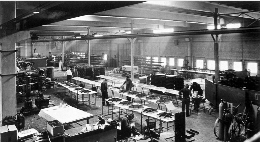 Historyczna fabryka Aliaxis Początki produkcji w historycznej fabryce Aliaxis